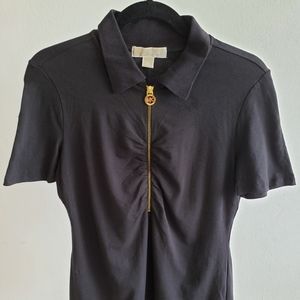 Michael Kors black polo shirt